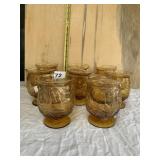 AMBER GLASS SHRIMP COCKTAIL 2 PIECE SERVING