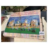 EASTER BUNNY VILLAGE SET