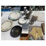 CUTTING BOARDS, PLATES, SERVING DISH ETC.