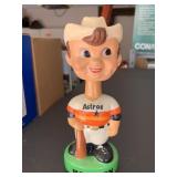 BOBBLE HEAD HOUSTON ASTROS TINY FLAKE ON BACK OF