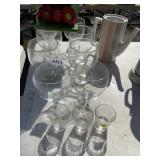 TEA POT (FOUND LID AFTER PICTURE TAKEN) GLASSES