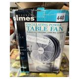 OSCILLATING POWER TABLE FAN