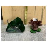 ART GLASS TEA LIGHT HOLDERS