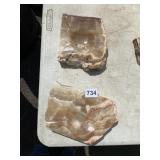 POLISHED STONE PIECES