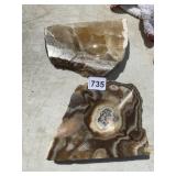 POLISHED STONE PIECES