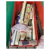 LONG CHRISTMAS STORAGE BIN WITH LID