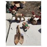 SHOVELS, REINDEER, ETC.