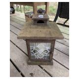 LARGE DECORATIVE CANDLE LANTERN WITH 2 3 WICK