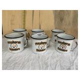 6 TIN PITTSBURGH STEELERS MUGS