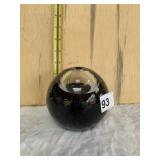 POLISH ART GLASS BUD VASE, HOLLOW ON BOTTOM, VERY