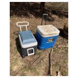 2 ROLLING COOLERS