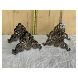 SILVER PLATE KNIFE RESTS