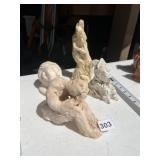 POTTERY SCULPTURES, PEOPLE