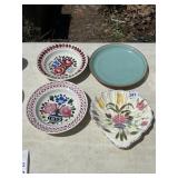 HAND PAINTED CZECH PLATES, HAND PAINTED SHELL
