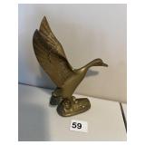 8" BRASS GEESE