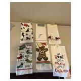 6 NEW TEA TOWELS