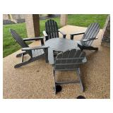 PATIO SET- HIGH END - POLYWOOD 37