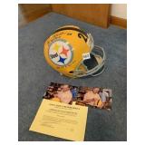 SIGNED ROCKY BLIER CERTIFIED STEELERS HELMUT