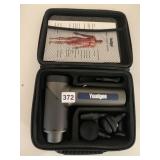 YOUDGEE MASSAGE GUN W/ATTACHMENTS IN CASE