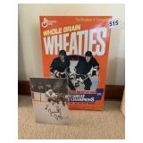 CROSBY/JAGR WHEATIES SEALED BOX AND SIGNED JAGR