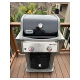 WEBER SPIRIT PROPANE GAS GRILL GOOD CONDITION W/