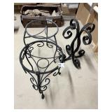 3 PLANT STANDS VARIOUS HEIGHTS