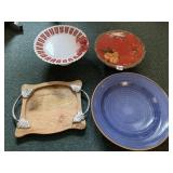 PEDESTAL CAKE PLATE BY TRACY & SUGAR AND CO.,