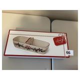 LENOX CRACKER BASKET W/ INSERT IN OB