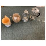 MUG, COFFEE PRESS, CANDLE LANTERN, ETC.