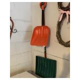 TWO SNOW SHOVELS