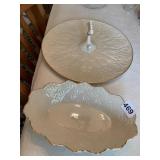 LENOX SERVING TRAY AND DISH
