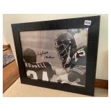 ANDY RUSSELL STEELERS AUTOGRAPHED PRINT IN FRAME