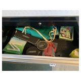 CONTENTS OF FIRST 2 BOTTOM DRAWERS/SPARK PLUGS,