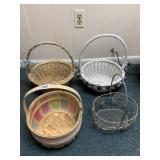 FOUR SPRINGTIME BASKETS