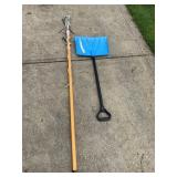 FISKARS TREE POLE SAW AND SNOW SHOVEL