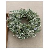 WHITE BERRY DOOR WREATH