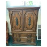 5-DRAWER ARMOIRE 56X39X18 MISSING ONE HANDLE