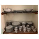 LYNNS CHINA DISHES COMPLETE FOR 12 (MISSING ONE