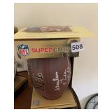 AUTOGRAPHED J.T. THOMAS FOOTBALL W/CERT