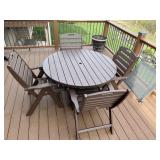 POLYWOOD ROUND PATIO TABLE 4