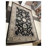 BLACK/GOLD AREA RUG 10