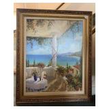 VENETIAN SCENE PRINT IN FRAME