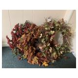 THREE FALL WREATHS