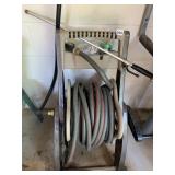 GARDEN HOSE, REEL AND ATTACHMENTS