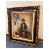 DALE MILLER SIGNED FRAMED OIL PAINTING ON CANVAS