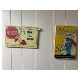 TWO HANDYMAN WOODEN SIGNS