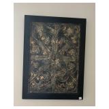 HANGING W/ BRONZE FINISH CENTER COMPOSIITON 40" X