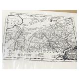 MAP OF 1756 HOW PENNSYLVANIA WAS 11 X 17