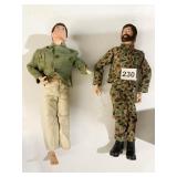 GI JOE DOLLS, 1 MISSING HAND & FOOT