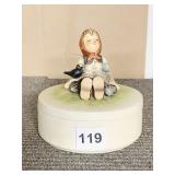 HUMMEL HAPPY PASTIME CANDY DISH 5"